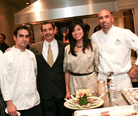 An Catering & Tiato managing partner, Catherine An, and her talented culinary staff.