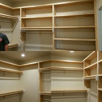 Custom closets in Kerrville, Texas