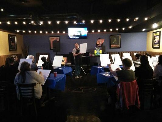 Mardi Gras Paint Night