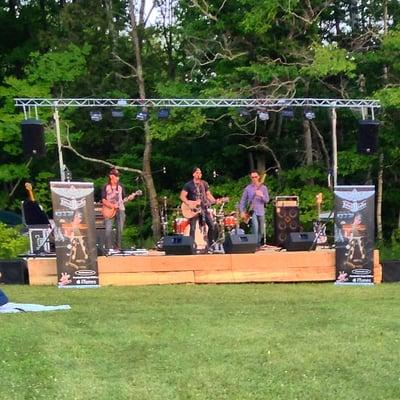 Sound Check with Jared Blake at the Washington Island Campground