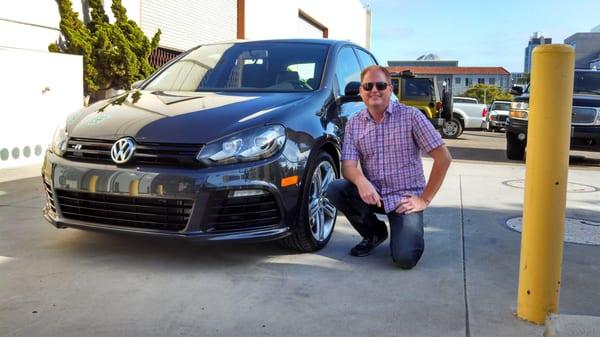 Thanks Eric for bringing in your Golf R for Opti-Coat Pro and XPel Ultimate clear bra.