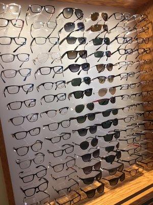 Some of our RayBan display