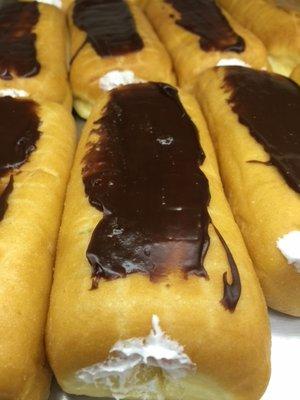 Delicious Chocolate Cream Filled Long John!