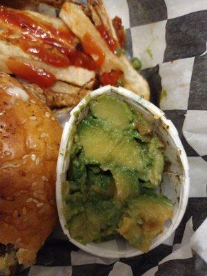 Add some slimy avocado...