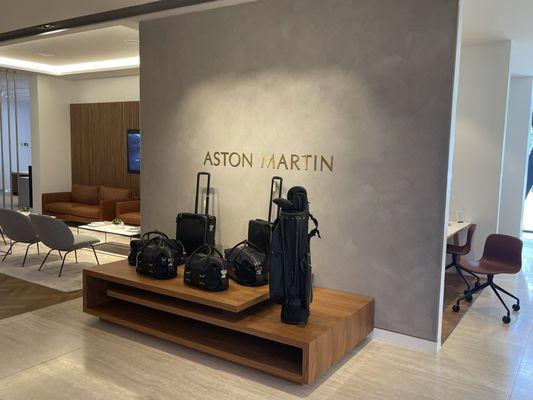 The aston Martin luggage collection