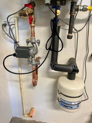 FINISHED PRODUCT! Newly configured plumbing and installation of piping with recirculation pump