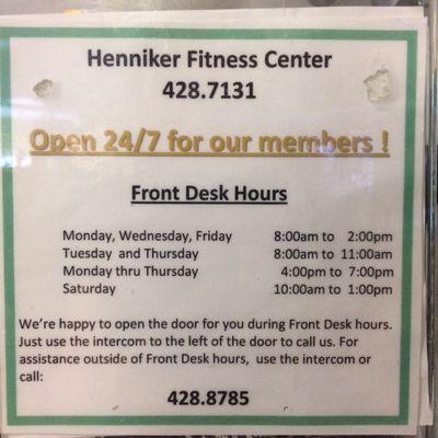 Updated hours....24/7!