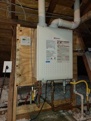 New Noritz tankless heater install