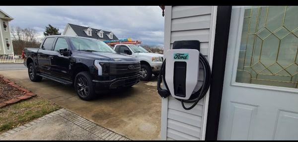 Electric Vehicle Charger Install