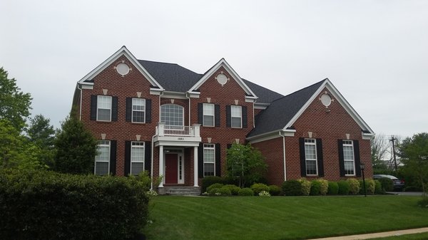 June 2017 - (Fairfax Station, VA)
 Roof Replacement CertainTeed 5-Star Warranty Landmark Architectural shingles in Moire Black