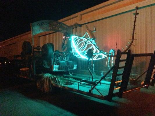 The Wildcat Offroad Club's float built at Lance's rv center! Thanks for sponsoring us! Won first place at u of a homecoming!