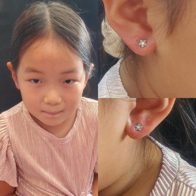 Kids new piercing