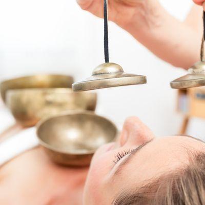 Private Sound healing session with Tibetan Singing Bowls.