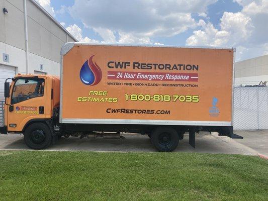 CWF Restoration truck