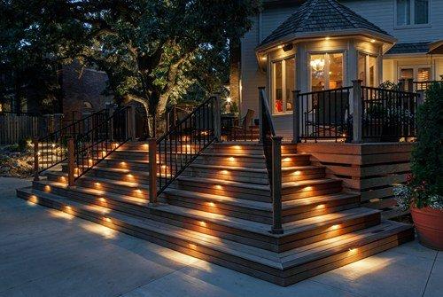 Decorative patio & exterior lighting.