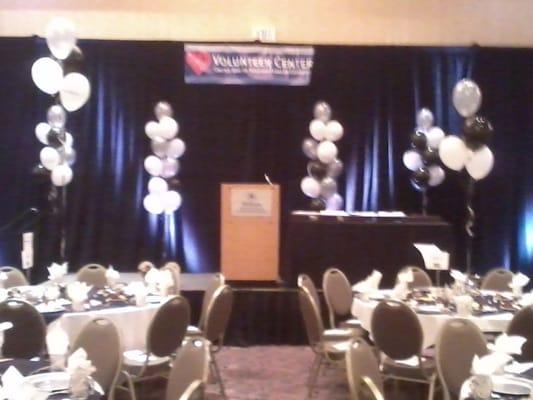 Balloon Decorations for United Way Luncheon