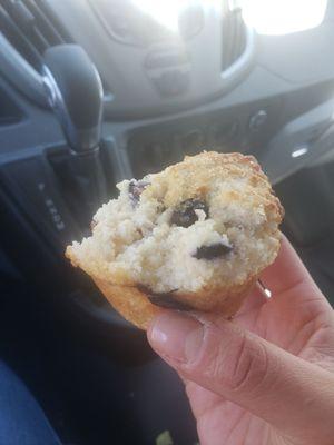 Vegan blueberry muffin