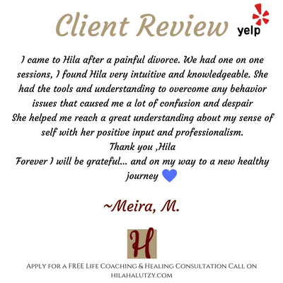 Another heart-warming review from my kick-ass beautiful client! So proud of you!