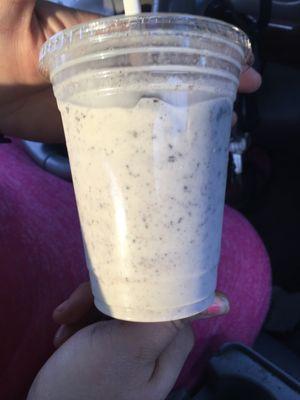 Cookies and cream milkshake