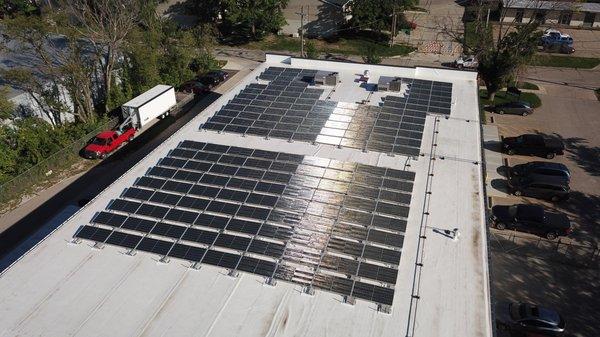 Eagle Point Solar Installation at Wired Production Group