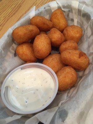 White cheddar nuggets