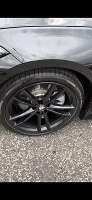 Powder coated rims