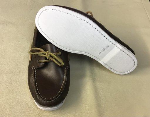 New soles on Sperry Topsiders