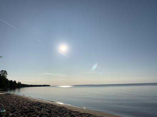 Beautiful morning on the beach.