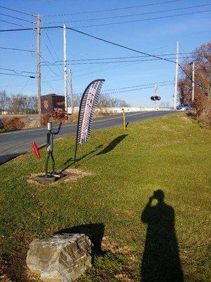 View of our entrance from donnerville road