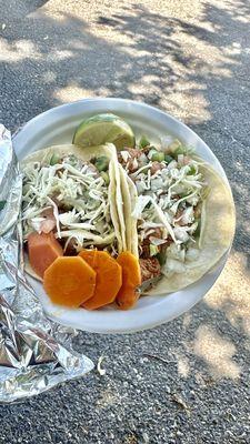 Spicy chicken and pork with green chili and cactus