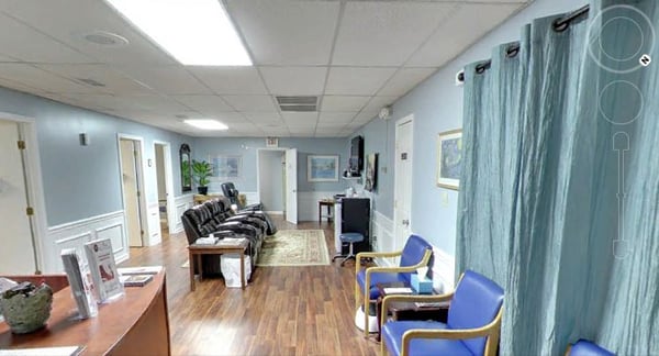 Neurotherapy room at moss medical institute & Spa