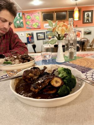 Jamaican Jerk Chicken and oxtail