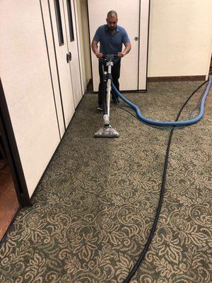 Office carpet cleaning