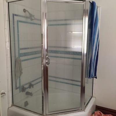 Installed a new shower enclosure in the beautiful city of Orange