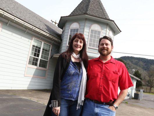 New owners Marcus and Joanne Ogle.