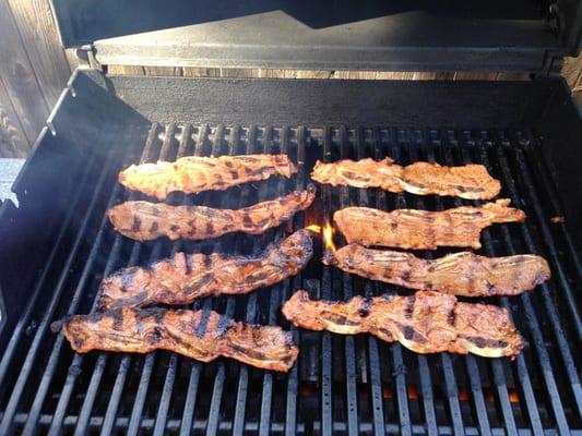 Marinated beef short ribs!