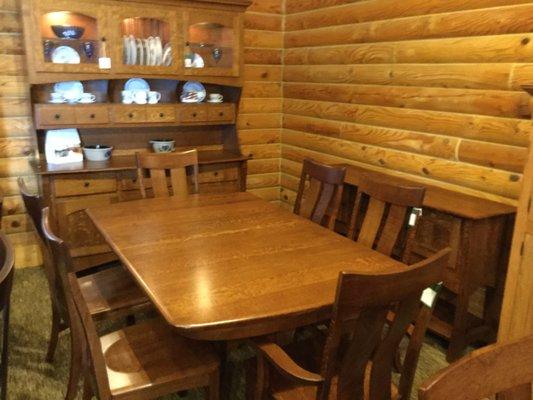 Amish Made Dining room table and chairs