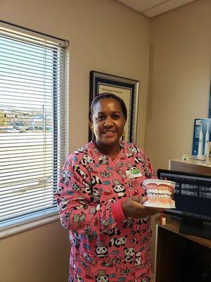 Shalanda is one of our hygienists that has been working for Dr. Meader for 5 years and has 21 years experience.