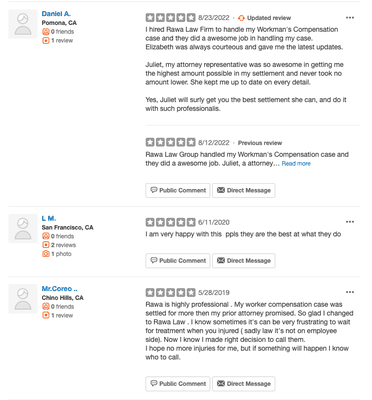 Reviews deleted by yelp