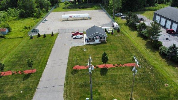 Office aerial view