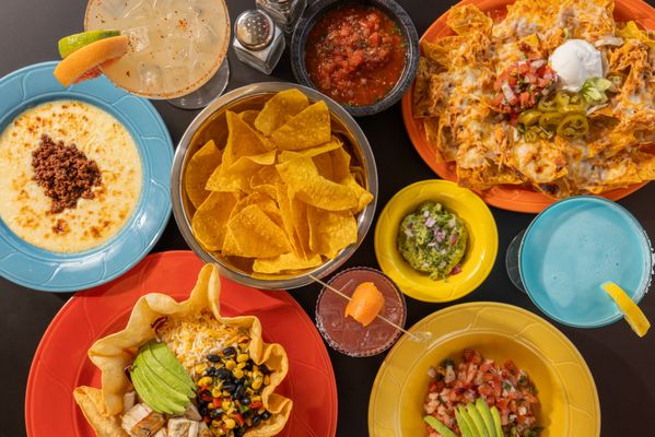 Queso, nachos and more