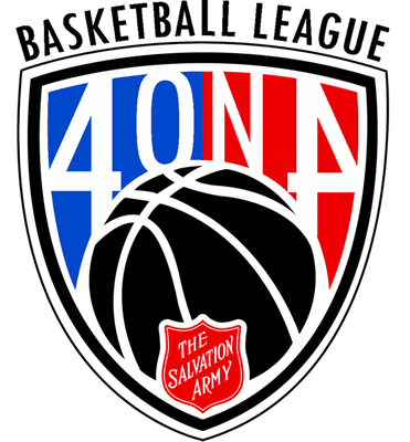 4 on 4 Basketball Logo