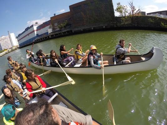 NBBC's two twelve-seat 'war canoes'