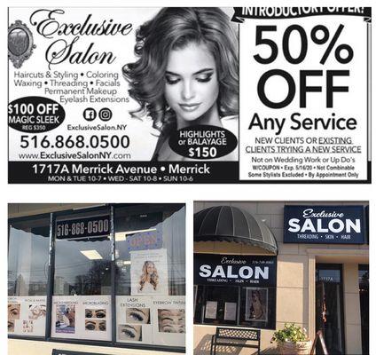 Exclusive Salon@Exclusively offer 50% off Hair Services