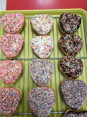 Valentine's Day donut