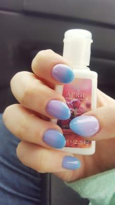 My unicorn nails (: