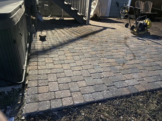 Nice paver patio