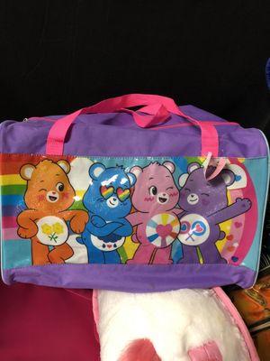 carebear duffle bag i bought :)