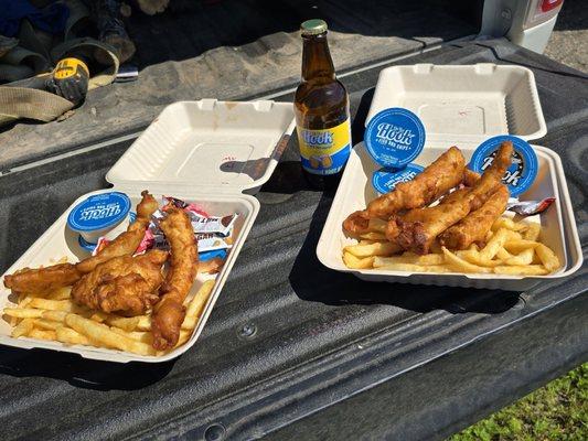 $15 3pc Fish & Chips - tailgating