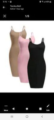 Assorted color body dresses